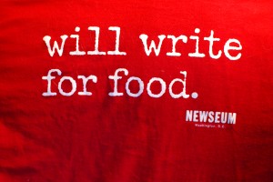 Write for food, or cash!