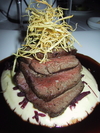 Venison_on_parsnip_puree